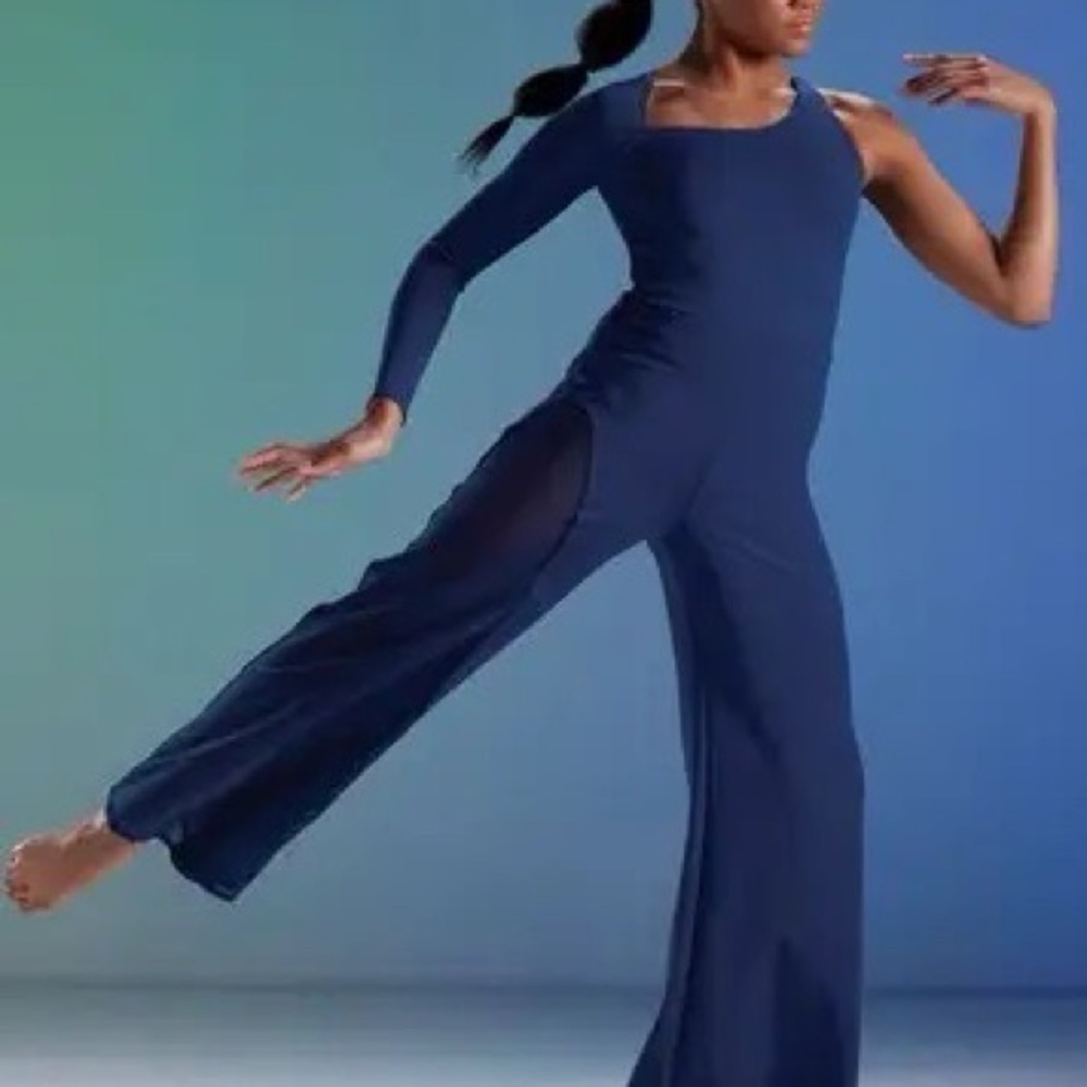 Navy blue jumpsuit
